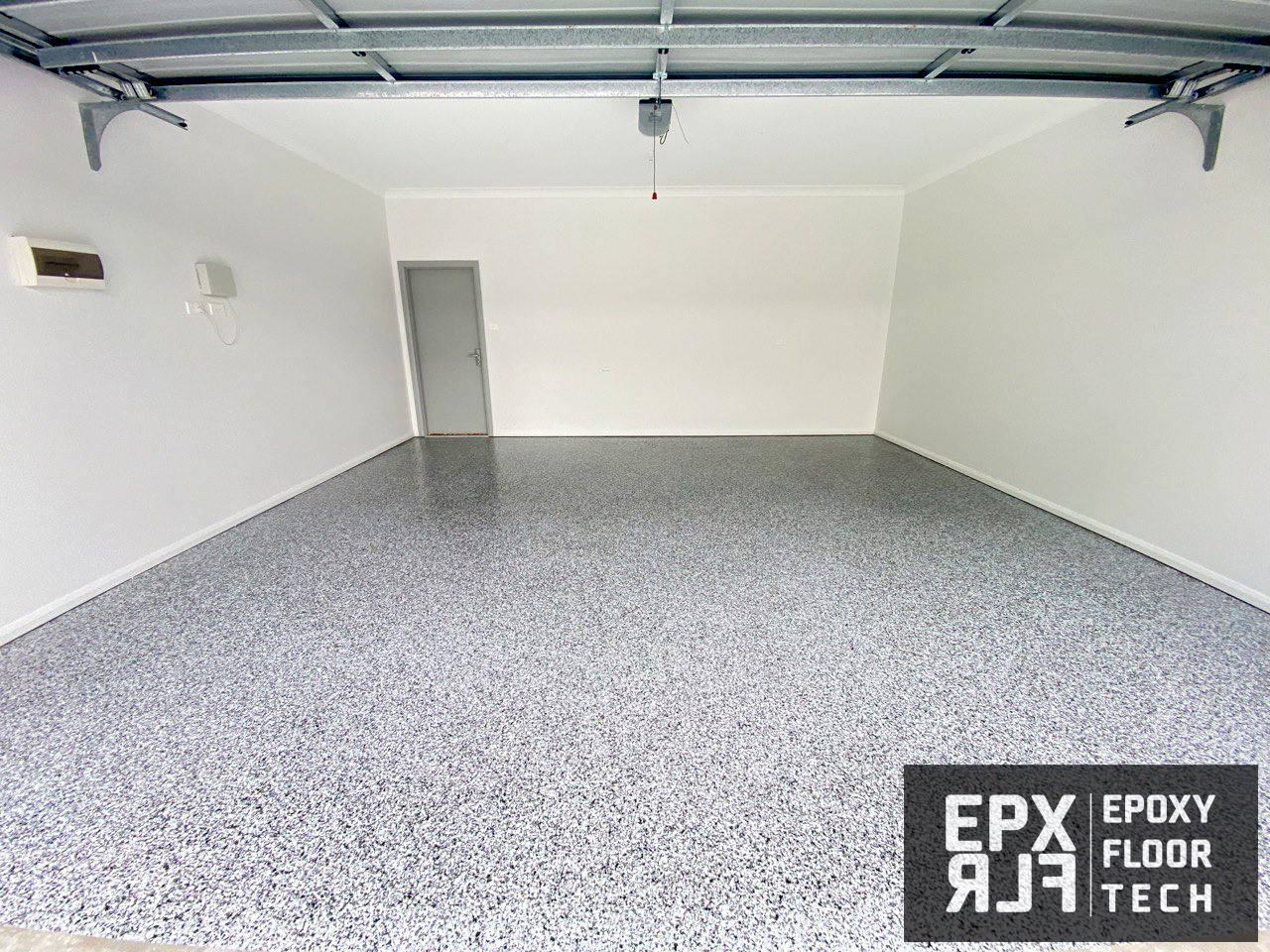 double-garage-full-flake-flooring-Gosford