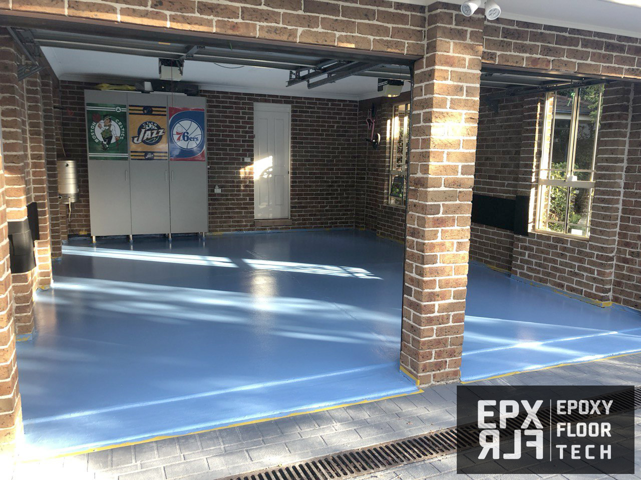 garage-solid-colour-epoxy-floor-purple