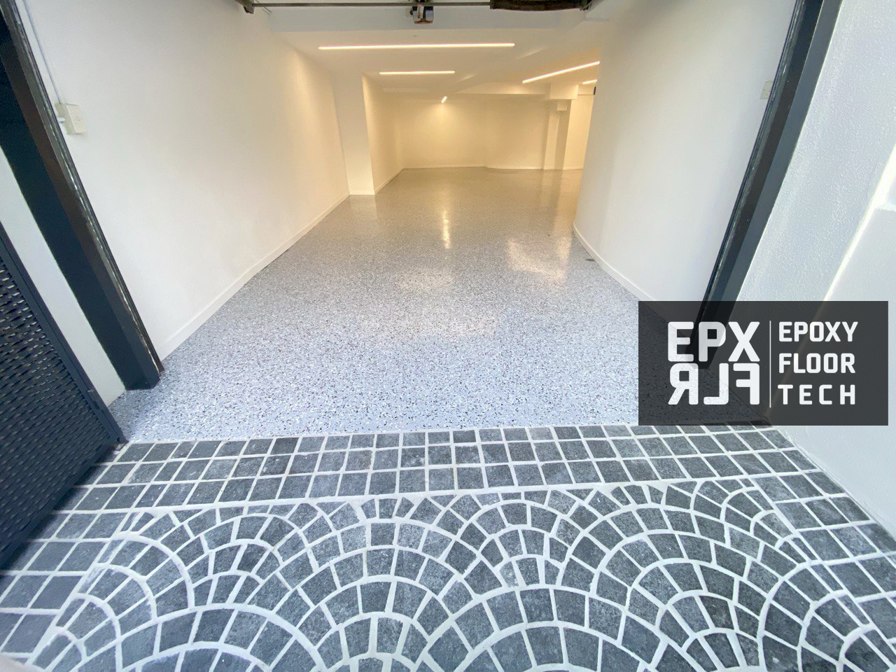 high-end-premium-flake-epoxy-flooring-double-bay