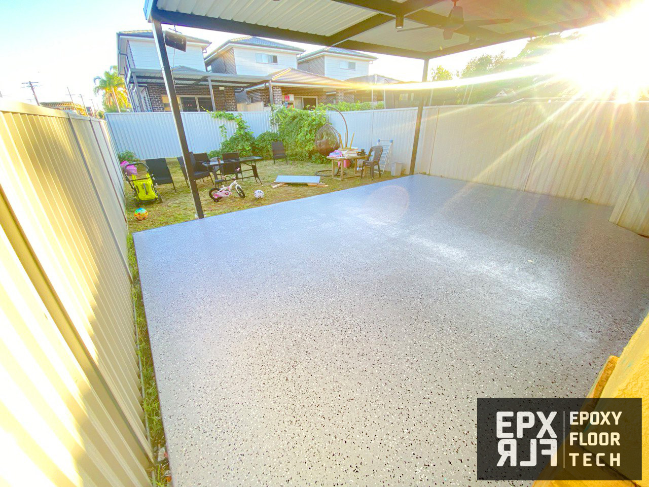 pergola-premium-flake-flooring-Parramatta